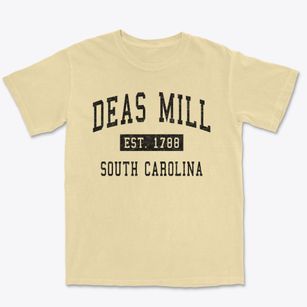 Deas Mill South Carolina Classic Established Premium Heavyweight T-shirt