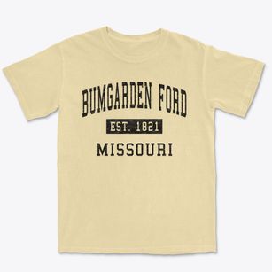 Bumgarden Ford Missouri Classic Established Premium Heavyweight T-shirt