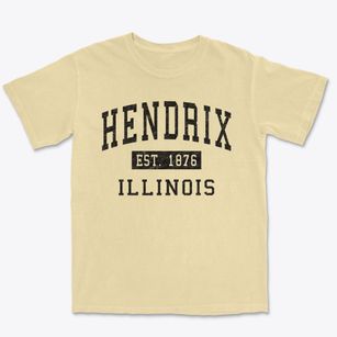 Hendrix Illinois Classic Established Premium Heavyweight T-shirt