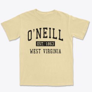 O'neill West Virginia Classic Established Premium Heavyweight T-shirt