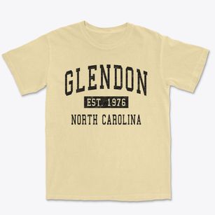 Glendon North Carolina Classic Established Premium Heavyweight T-shirt