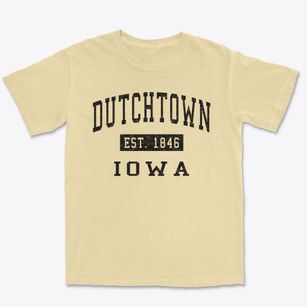 Dutchtown Iowa Classic Established Premium Heavyweight T-shirt
