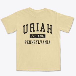 Uriah Pennsylvania Classic Established Premium Heavyweight T-shirt