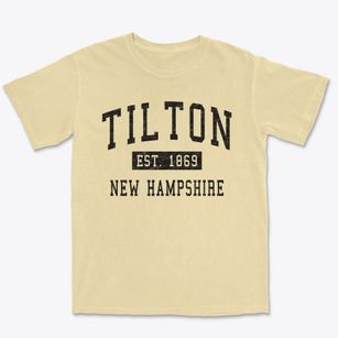 Tilton New Hampshire Classic Established Premium Heavyweight T-shirt