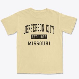 Jefferson City Missouri Classic Established Premium Heavyweight T-shirt