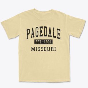 Pagedale Missouri Classic Established Premium Heavyweight T-shirt