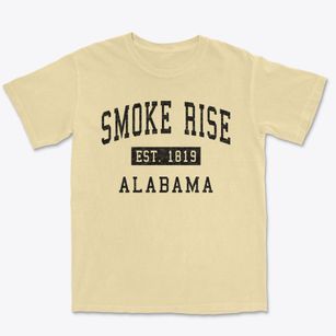 Smoke Rise Alabama Classic Established Premium Heavyweight T-shirt