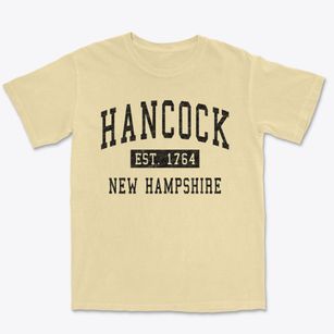 Hancock New Hampshire Classic Established Premium Heavyweight T-shirt