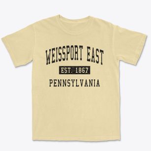 Weissport East Pennsylvania Classic Established Premium Heavyweight T-shirt