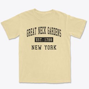 Great Neck Gardens New York Classic Established Premium Heavyweight T-shirt