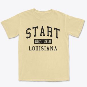 Start Louisiana Classic Established Premium Heavyweight T-shirt