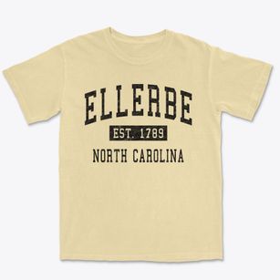Ellerbe North Carolina Classic Established Premium Heavyweight T-shirt