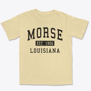 Morse Louisiana Classic Established Premium Heavyweight T-shirt