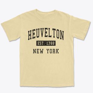Heuvelton New York Classic Established Premium Heavyweight T-shirt