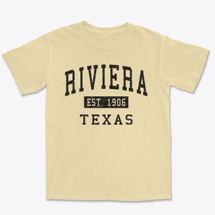 Riviera Texas Classic Established Premium Heavyweight T-shirt