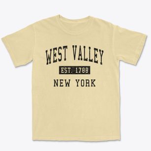 West Valley New York Classic Established Premium Heavyweight T-shirt