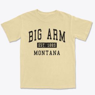 Big Arm Montana Classic Established Premium Heavyweight T-shirt