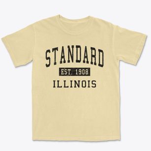 Standard Illinois Classic Established Premium Heavyweight T-shirt