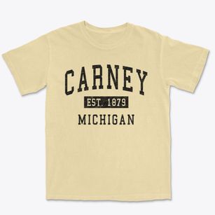 Carney Michigan Classic Established Premium Heavyweight T-shirt