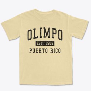 Olimpo Puerto Rico Classic Established Premium Heavyweight T-shirt