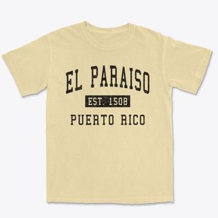 El Paraiso Puerto Rico Classic Established Premium Heavyweight T-shirt