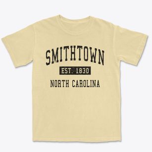 Smithtown North Carolina Classic Established Premium Heavyweight T-shirt