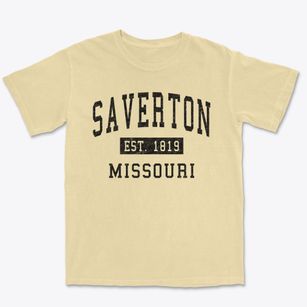 Saverton Missouri Classic Established Premium Heavyweight T-shirt