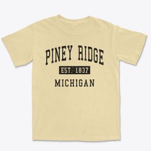 Piney Ridge Michigan Classic Established Premium Heavyweight T-shirt