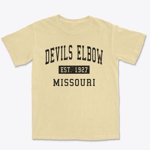 Devils Elbow Missouri Classic Established Premium Heavyweight T-shirt