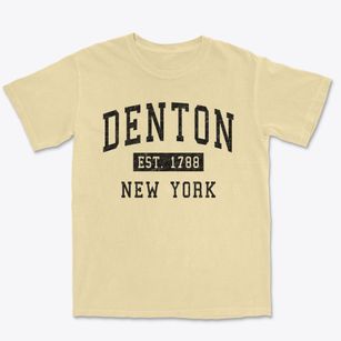 Denton New York Classic Established Premium Heavyweight T-shirt