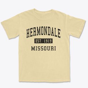 Hermondale Missouri Classic Established Premium Heavyweight T-shirt