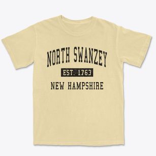 North Swanzey New Hampshire Classic Established Premium Heavyweight T-shirt