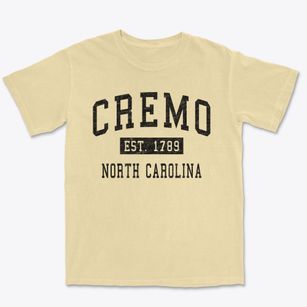 Cremo North Carolina Classic Established Premium Heavyweight T-shirt
