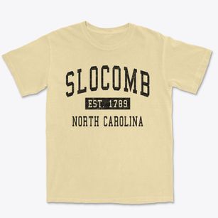 Slocomb North Carolina Classic Established Premium Heavyweight T-shirt
