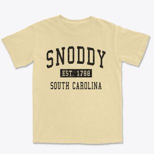 Snoddy South Carolina Classic Established Premium Heavyweight T-shirt