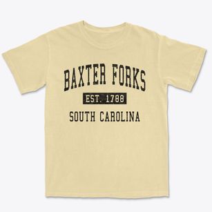 Baxter Forks South Carolina Classic Established Premium Heavyweight T-shirt