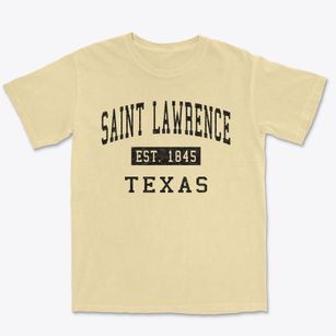 Saint Lawrence Texas Classic Established Premium Heavyweight T-shirt