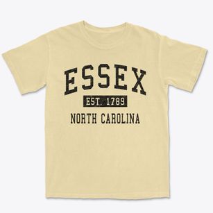 Essex North Carolina Classic Established Premium Heavyweight T-shirt