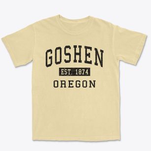 Goshen Oregon Classic Established Premium Heavyweight T-shirt