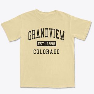 Grandview Colorado Classic Established Premium Heavyweight T-shirt