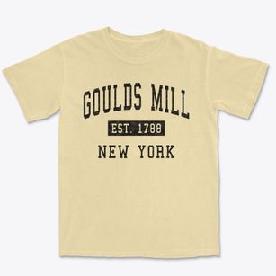 Goulds Mill New York Classic Established Premium Heavyweight T-shirt