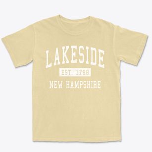 Lakeside New Hampshire Classic Established Premium Heavyweight T-shirt