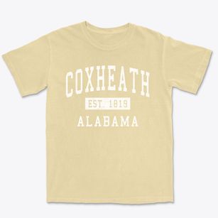 Coxheath Alabama Classic Established Premium Heavyweight T-shirt