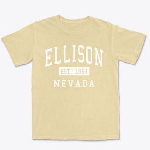 Ellison Nevada Classic Established Premium Heavyweight T-shirt