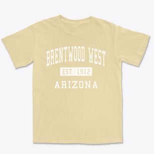 Brentwood West Arizona Classic Established Premium Heavyweight T-shirt