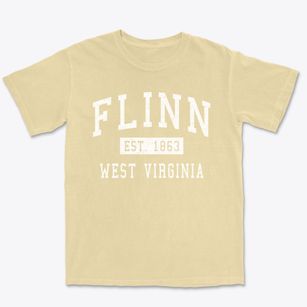 Flinn West Virginia Classic Established Premium Heavyweight T-shirt