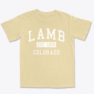 Lamb Colorado Classic Established Premium Heavyweight T-shirt