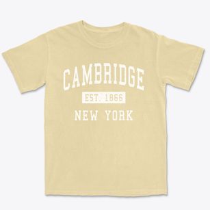 Cambridge New York Classic Established Premium Heavyweight T-shirt