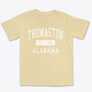 Thomaston Alabama Classic Established Premium Heavyweight T-shirt