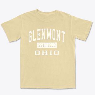 Glenmont Ohio Classic Established Premium Heavyweight T-shirt